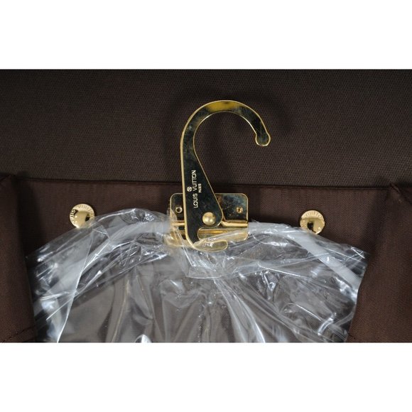 Louis Vuitton Lv Monogram Cabin Folding Garment Travel Bag Brown Logo Suit Jacke - Picture 4 of 16